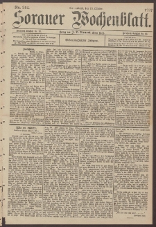 Sorauer Wochenblatt, Nr. 242. (16. Oktober 1897)