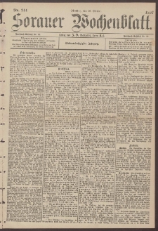 Sorauer Wochenblatt, Nr. 244. (19. Oktober 1897)