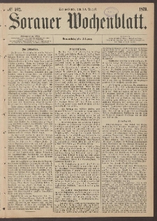 Sorauer Wochenblatt, No. 102. (30. August 1879)