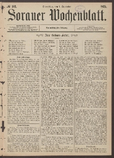 Sorauer Wochenblatt, No. 103. (2. September 1879)