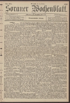 Sorauer Wochenblatt, Nr. 251. (27. Oktober 1897)