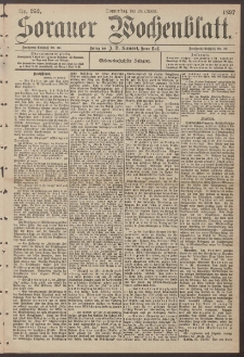 Sorauer Wochenblatt, Nr. 252. (28. Oktober 1897