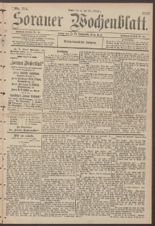 Sorauer Wochenblatt, Nr. 254. (30. Oktober 1897