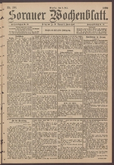 Sorauer Wochenblatt, No. 156. (7. Juli 1896)