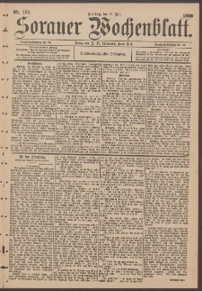 Sorauer Wochenblatt, No. 159. (10. Juli 1896)