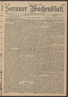 Sorauer Wochenblatt, No. 166. (18. Juli 1896)
