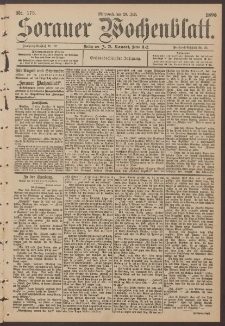 Sorauer Wochenblatt, No. 175. (29. Juli 1896)