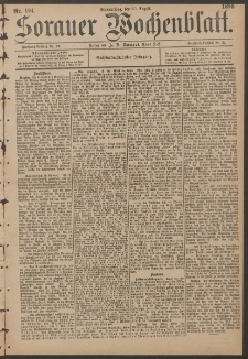 Sorauer Wochenblatt, No. 194. (20. Augusti 1896)