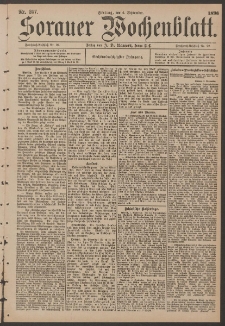 Sorauer Wochenblatt, No. 207. (4. September 1896)