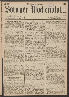Sorauer Wochenblatt, No. 148. (16. December 1879)