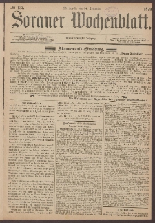 Sorauer Wochenblatt, No. 152. (24. December 1879)