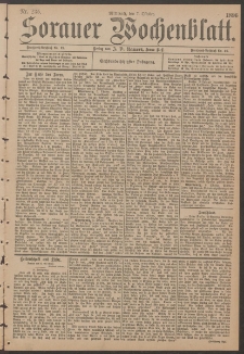 Sorauer Wochenblatt, No. 235. (7. Oktober 1896)