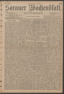 Sorauer Wochenblatt, No. 236. (8. Oktober 1896)