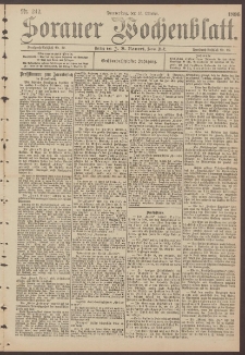 Sorauer Wochenblatt, No. 242. (15. Oktober 1896)