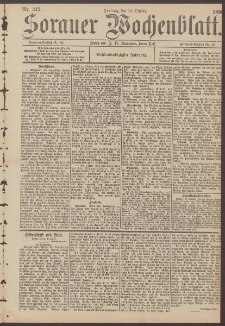 Sorauer Wochenblatt, No. 243. (16. Oktober 1896)