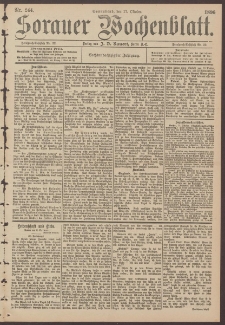 Sorauer Wochenblatt, No. 244. (17. Oktober 1896)