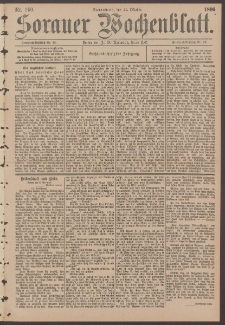 Sorauer Wochenblatt, No. 250. (24. Oktober 1896)