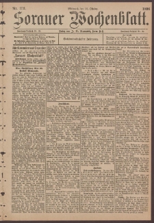 Sorauer Wochenblatt, No. 253. (28. Oktober 1896)