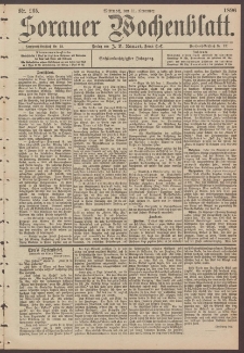 Sorauer Wochenblatt, No. 265. (11. November 1896)