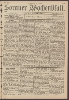 Sorauer Wochenblatt, No. 269. (15. November 1896)