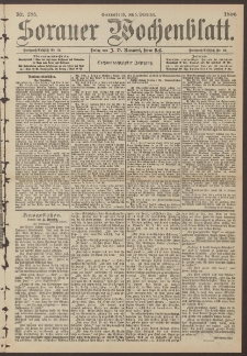 Sorauer Wochenblatt, No. 285. (5. December 1896)