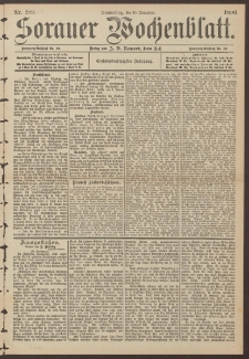 Sorauer Wochenblatt, No. 289. (10. December 1896)