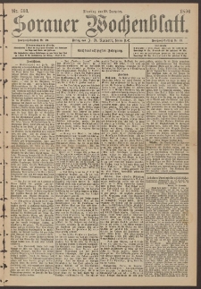 Sorauer Wochenblatt, No. 303. (29. December 1896)