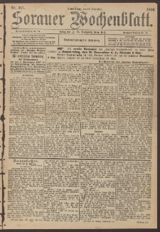 Sorauer Wochenblatt, No. 305. (31. December 1896)