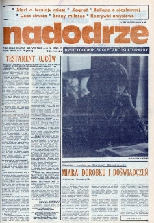 Nadodrze: dwutygodnik społeczno-kulturalny, nr 17 (24 VIII - 6 IX 1986 R.)