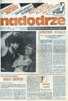 Nadodrze: dwutygodnik społeczno-kulturalny, nr 23 (16 XI 1986 - 29 XI 1986 R.)