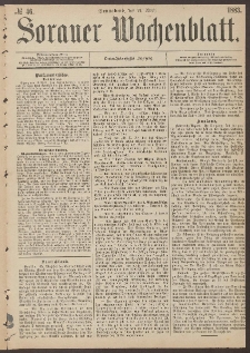 Sorauer Wochenblatt, No. 46. (21. April 1883)