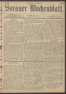 Sorauer Wochenblatt, No. 57. (19. Mai 1883)