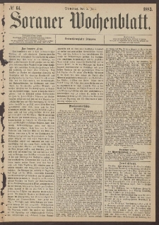 Sorauer Wochenblatt, No. 64. (5. Juni 1883)