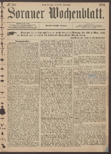 Sorauer Wochenblatt, No. 149. (20. Dezember 1883)