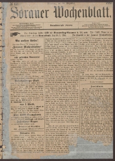 Sorauer Wochenblatt, No. 151. (24. Dezember 1883)
