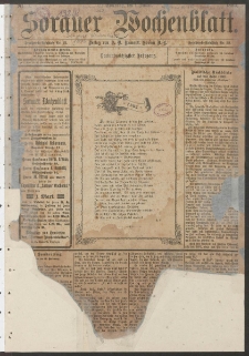 Sorauer Wochenblatt, Nr. 1. (1. Januar 1893)