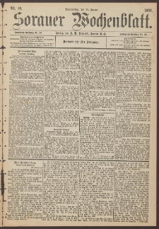 Sorauer Wochenblatt, Nr. 16. (19. Januar 1893)