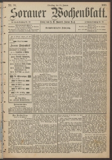 Sorauer Wochenblatt, Nr. 26. (31. Januar 1893)