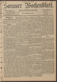Sorauer Wochenblatt, Nr. 30. (4. Februar 1893)