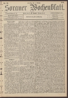 Sorauer Wochenblatt, Nr. 38. (14. Februar 1893)