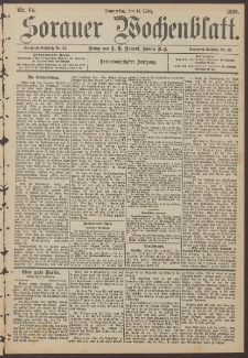 Sorauer Wochenblatt, Nr. 64. (16. M&auml;rz 1893)