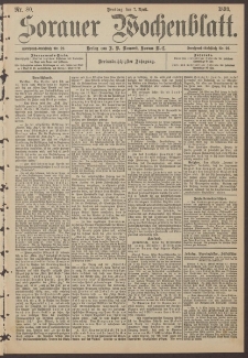 Sorauer Wochenblatt, Nr. 80. (7. April 1893)