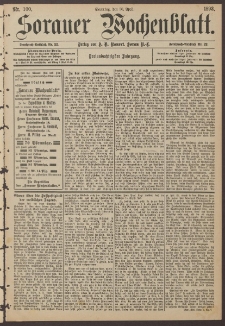 Sorauer Wochenblatt, Nr. 100. (30. April 1893)