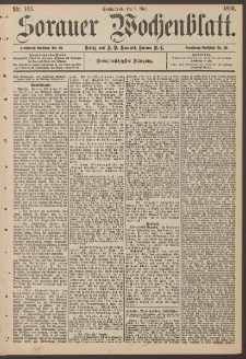 Sorauer Wochenblatt, Nr. 105. (6. Mai 1893)