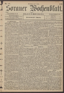 Sorauer Wochenblatt, Nr. 113. (17. Mai 1893)