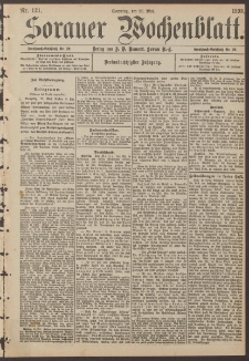 Sorauer Wochenblatt, Nr. 121. (28. Mai 1893)