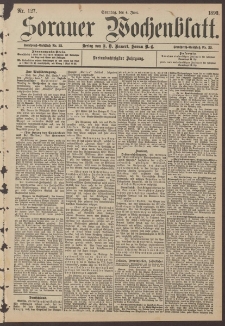 Sorauer Wochenblatt, Nr. 127. (4. Juni 1893)