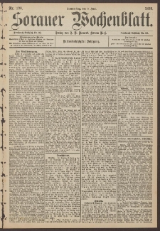 Sorauer Wochenblatt, Nr. 130. (8. Juni 1893)
