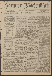 Sorauer Wochenblatt, Nr. 150. (1. Juli 1893)