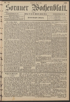 Sorauer Wochenblatt, Nr. 151. (2. Juli 1893)